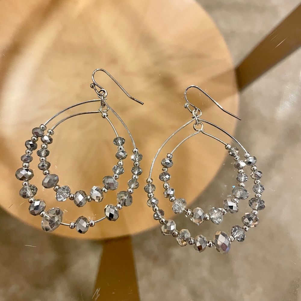 • Beaded Earrings •